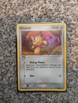 Pokemon EX Holon Phantoms Reverse Holo Meowth Card 71/110 Delta Species - Image 2
