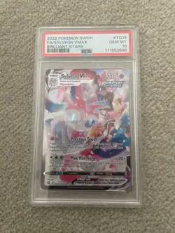 Pokemon Card Sylveon VMAX TG15/TG30 - Brilliant Stars Trainer Gallery - PSA 10 - Image 1