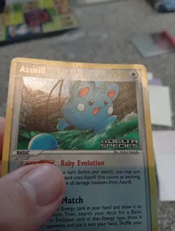 Pokemon EX Delta Species Reverse Holo Stamped Azurill Card 20/113 - Image 4