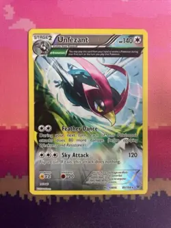 Pokemon Card Unfezant Roaring Skies Reverse Holo Rare 81/108 Near Mint - Image 1