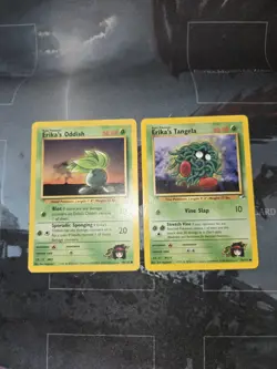 Erika's Tangela & Oddish 2 Card Lot Pokemon Gym Heroes - Image 3