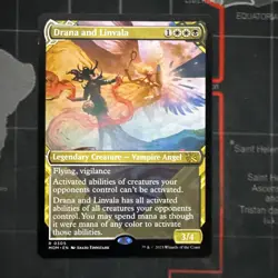 Drana and Linvala (Showcase) - Near Mint MTG March of the Machine - Image 1