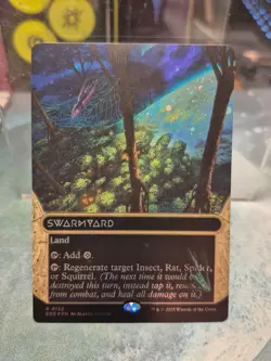 R 0132 Swarmyard GALAXY FOIL STELLAR SIGHTS BORDERLESS Edge of Eternities MTG - Image 1