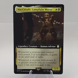 MacCready, Lamplight Mayor (Extended Art) #417 (NM) Fallout PIP Magic MTG - Image 1