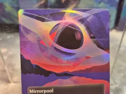 0072 Mirrorpool FOIL POSTER STELLAR SIGHTS BORDERLESS Edge of Eternities MTG - Image 2
