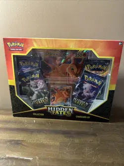 Pokemon TCG Hidden Fates Charizard GX Booster Collection Box Factory Sealed - Image 1