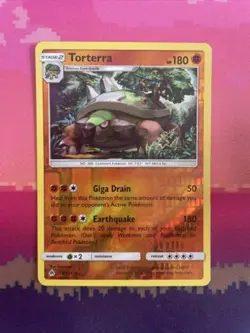 Pokemon Card Torterra Forbidden Light Reverse Holo Rare 58/131 Near Mint - Image 1