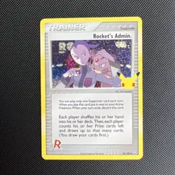 Pokemon TCG Rockets Admin Celebrations 86/109 Holo Rare NM. - Image 1
