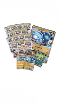 Pokemon TCG Prismatic Evolutions Lucario ex & Tyranitar ex Premium Collection - Image 3