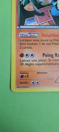 carte pokemon Holo Lucario BW85 - Image 2