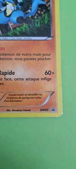 carte pokemon Holo Lucario BW85 - Image 3