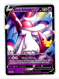 Dark Sylveon V SWSH134 Black Star Promo Full Art Rare Holo Pokemon TCG NM - Image 1