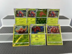 Pokemon Parasect Lot of 21 Cards and Stickers #047 Pokemon Lot Parasect Set - Image 3