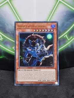 Yugioh Danger! Dogman! MP19-EN218 Ultra Rare NM - Image 1