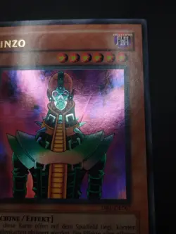 YUGIOH 2004 | JINZO | DB1-DE067 | GERMAN | 1ST ULTRA RARE PRINT | VG - EX (DMG) - Image 5