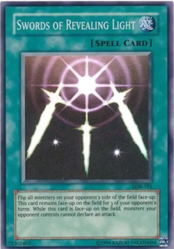 SWORDS OF REVEALING LIGHT - LOB-101 - Super Rare -YuGiOh TCG Card - Image 1