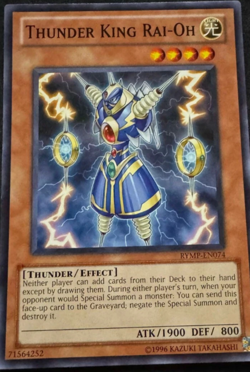 Thunder King Rai-Oh - RYMP-EN074 - Common - 1st Edition - Yugioh TCG Card - Image 1