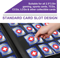 1000 Card Binder 16 Pocket, Premium Trading Card Binder for 1000+ Cards, 16 Poc - Image 4