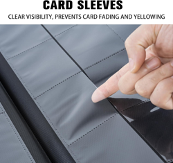 1000+ Pockets Card Binder,16 Pockets Trading Card Binder Ringless Side Loading T - Image 4