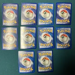 Lot of 10 RARE Psychic Type Pokemon Cards - Image 2