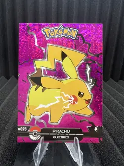 Pikachu #25 - Crystal Holo Box Hit - Crystal Dark Black - Pokemon Card - Image 1