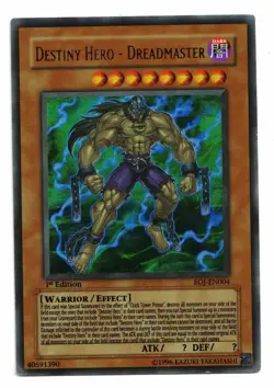Yu-Gi-Oh Card: Destiny Hero Dreadmaster EOJ-EN004 Super Rare 1st Edition! GD - Image 1