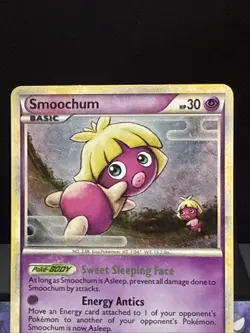 Pokemon Card Smoochum HGSS13 Black Star Promo HeartGold SoulSilver LP - Image 2