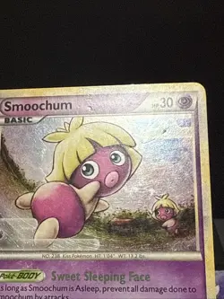 Pokemon Card Smoochum HGSS13 Black Star Promo HeartGold SoulSilver LP - Image 3