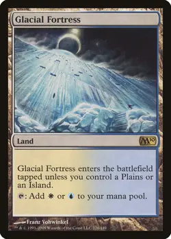Glacial Fortress (M10 226) Lightly Played - MTG single - Image 1