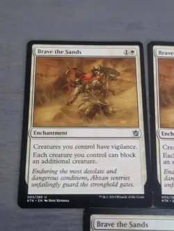 MTG X3 Brave the Sands Khans of Tarkir 005/269 X1 Foil-X2 Regular Uncommon - Image 3