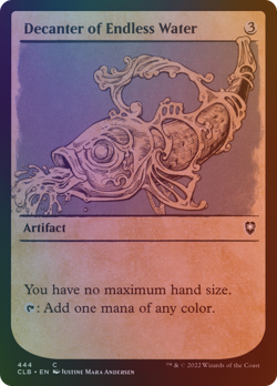 Decanter of Endless Water - CLB #444 | FOIL | NM | MTG | SHOWCASE - Image 1