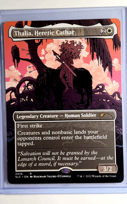 2022 MTG Magic the Gathering Secret Lair #2016 Thalia Heretic Cathar - Image 1
