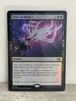 Flare of Malice FOIL Modern Horizons 3 MTG MH3 095 - Image 1
