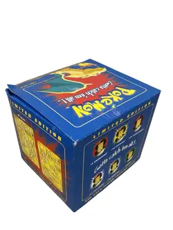 1999 Pokemon Burger King Charizard 23K Gold Plated Card & SEALED Pokeball BLUE - Image 4