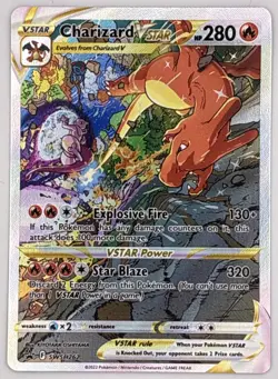 2022 Sword & Shield Black Star Promo Pokemon TCG Charizard VSTAR #SWSH262 NM !!! - Image 1