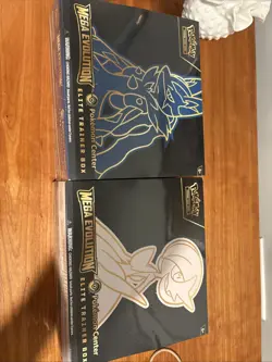 Pokemon TCG Mega Evolution ETBs - Lucario & Gardevoir Set Of 2 Factory Sealed. - Image 1