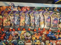 Pokemon TCG Temporal Forces Sleeved Booster Pack Lot of 10! Factory Sealed! - Image 1