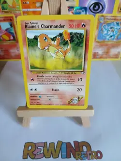Pokemon TCG Blaine's Charmander Gym Heroes 61/132 Regular - Image 1