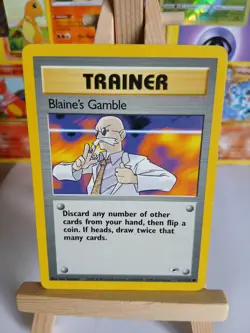 Pokemon TCG Blaine's Gamble Gym Heroes 121/132 Regular - Image 2