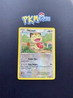 Pokemon TCG Meowth Roaring Skies 67/108 Reverse Holo LP. - Image 1