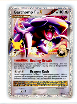 Pokemon Garchomp C LV.X Celebrations: Classic Collection 145/147 Holo NM - Image 1