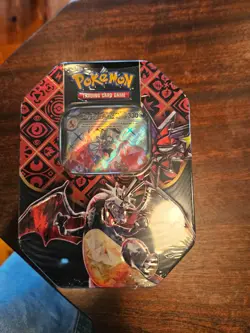 Pokemon TCG Scarlet and Violet Paldean Fates Tin Shiny Charizard ex - Image 2