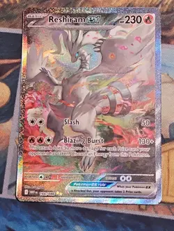 Pokemon TCG Reshiram Holo Full Art Sir 166/086 White Flare - Image 1