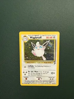 Wigglytuff 19/130 Holo Rare Pokemon 2000 Base Set 2 - LP - Image 1