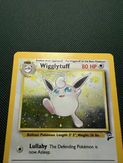 Wigglytuff 19/130 Holo Rare Pokemon 2000 Base Set 2 - LP - Image 2