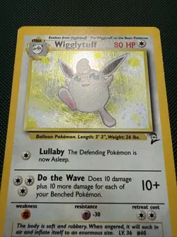 Wigglytuff 19/130 Holo Rare Pokemon 2000 Base Set 2 - LP - Image 3