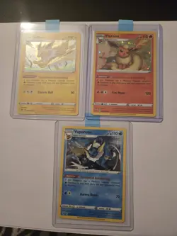 Pokemon FLAREON 026/185, JOLTEON 047/185, VAPOREON 030/185, Cosmos Holo Promo - Image 1