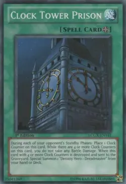 Clock Tower Prison LCGX-EN141 1st Common Light Play LP Yu-Gi-Oh! DNA GAMES - Image 1