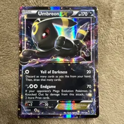 Pokemon TCG Umbreon EX XY Fates Collide Card 55/124 - Image 1