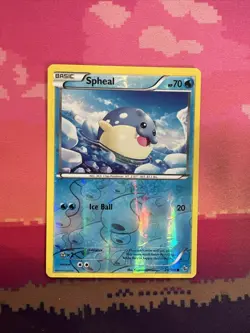 Pokemon Card Spheal Flashfire Reverse Holo 24/106 Near Mint - Image 1